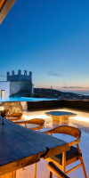 Mykonos Town Black Villa with Cave Heated Pool