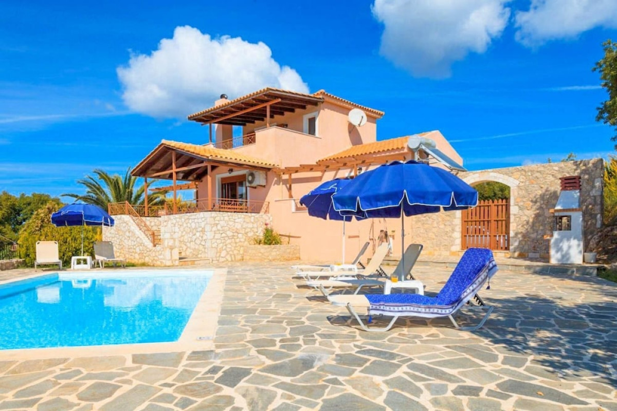 VILLA YERAKI LARGE PRIVATE POOL SEA VIEWS A C WIFI - 981