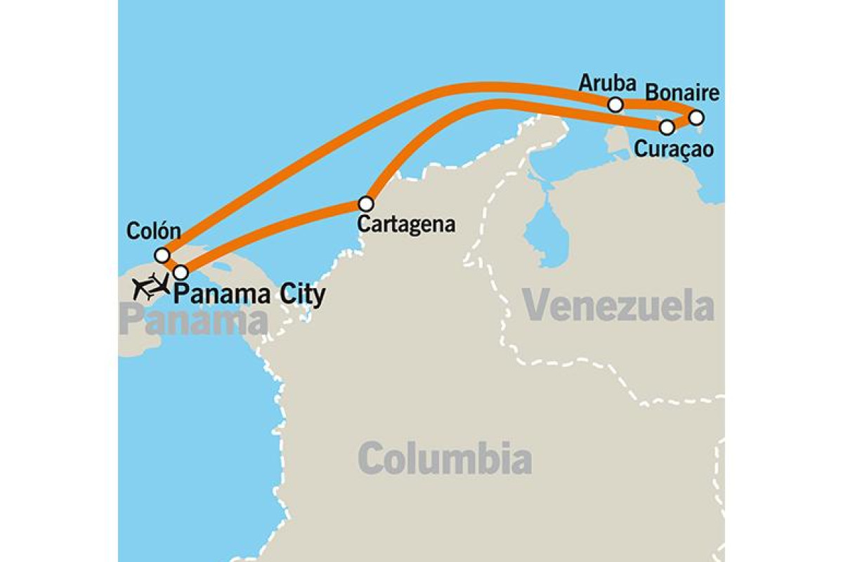 Croaziera Caraibe - Panama, Columbia, Aruba, Curacao, Bonaire