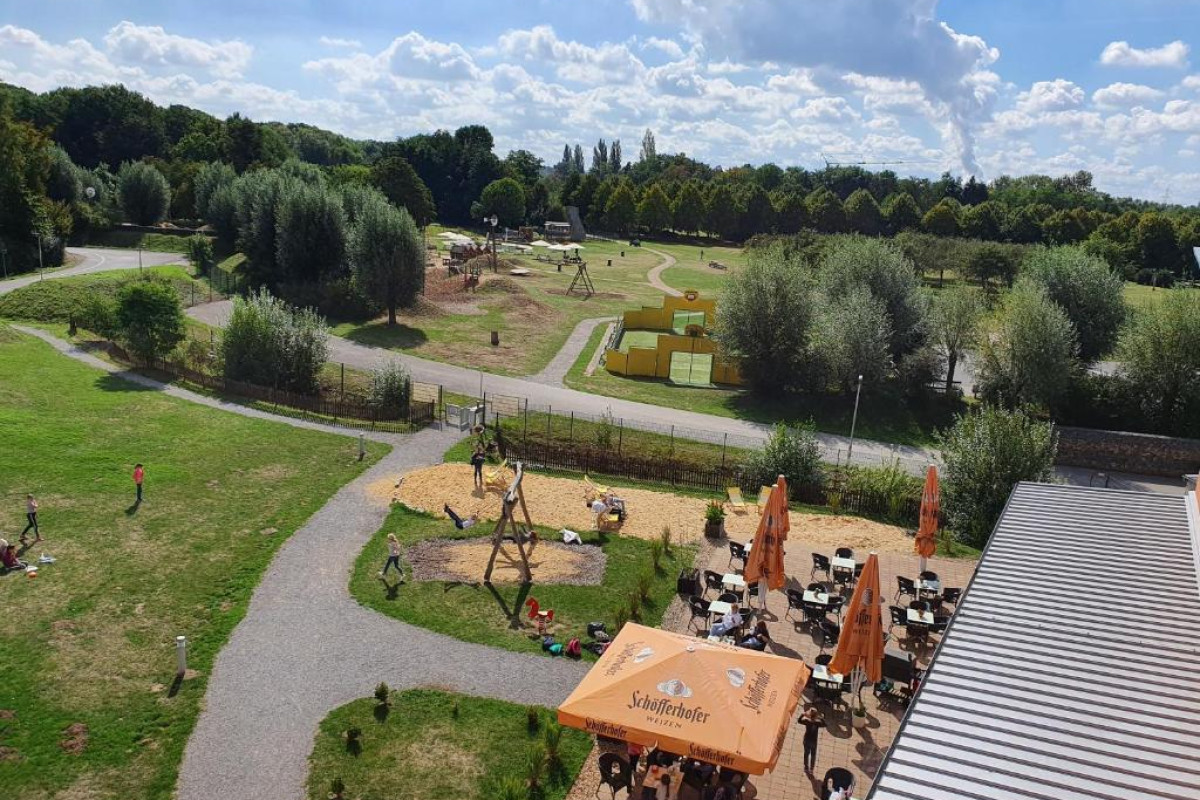 JUFA Jülich Energiewelt Indeland im Brückenkopf-Park