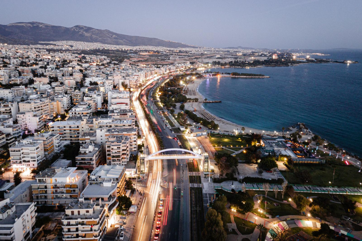Sea View Beach Penthouse – Athens Coast