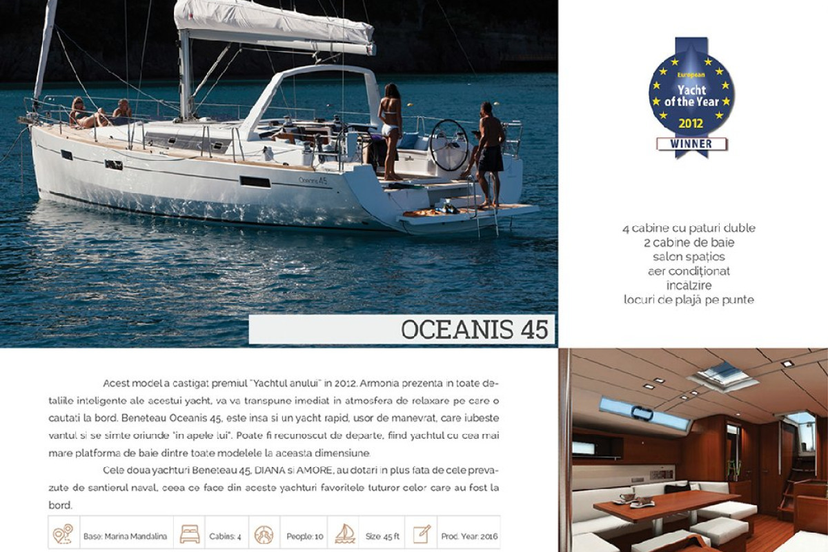 Pachet 7 nopti pe Yacht