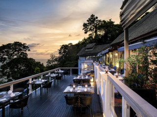 Centara Villas Phuket and cliff restaurant