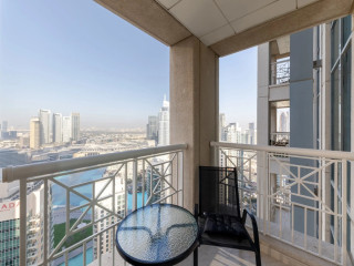 Elegant 2BR Balcony and Stunning Burj Views Apartments