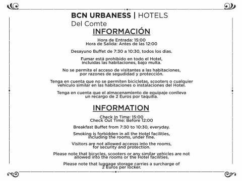 BCN Urbaness Hotels del Comte