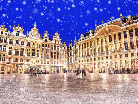 Piete de Craciun in Belgia