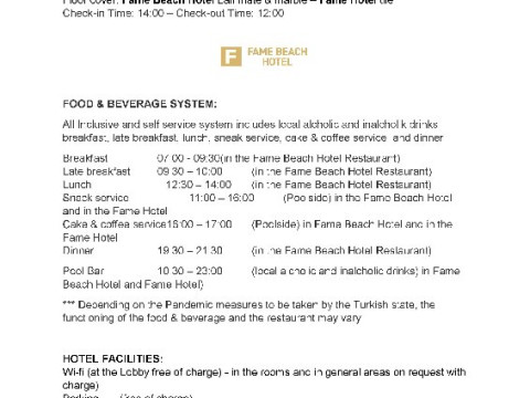 FAME BEACH HOTEL