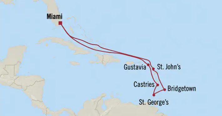 Croaziera 2023 - Caraibe de Est (Miami) - Oceania Cruises - Vista - 10 nopti