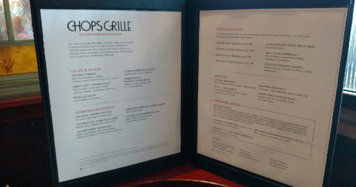 Restaurantul Chops Grille