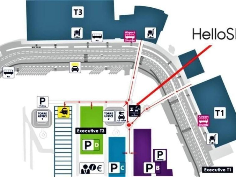 Air Rooms Rome Airport By Hellosky