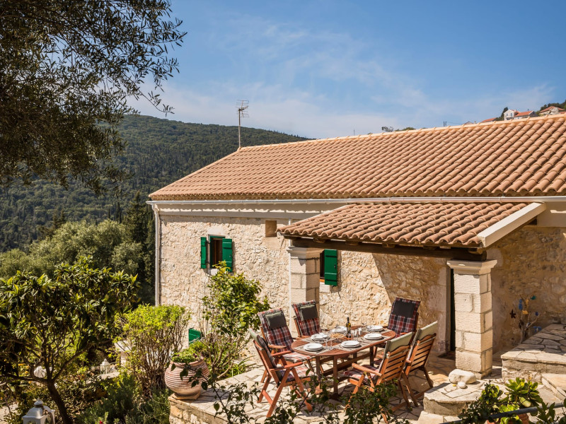 TRADITIONAL STONE HOUSE ANOFLI 1843 FISKARDO KEFALONIA